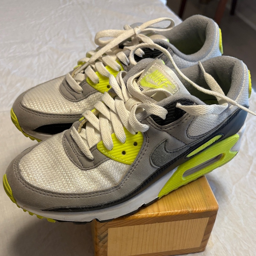 Nike Air Max Sneakers - Gray and Lime women’s size 8